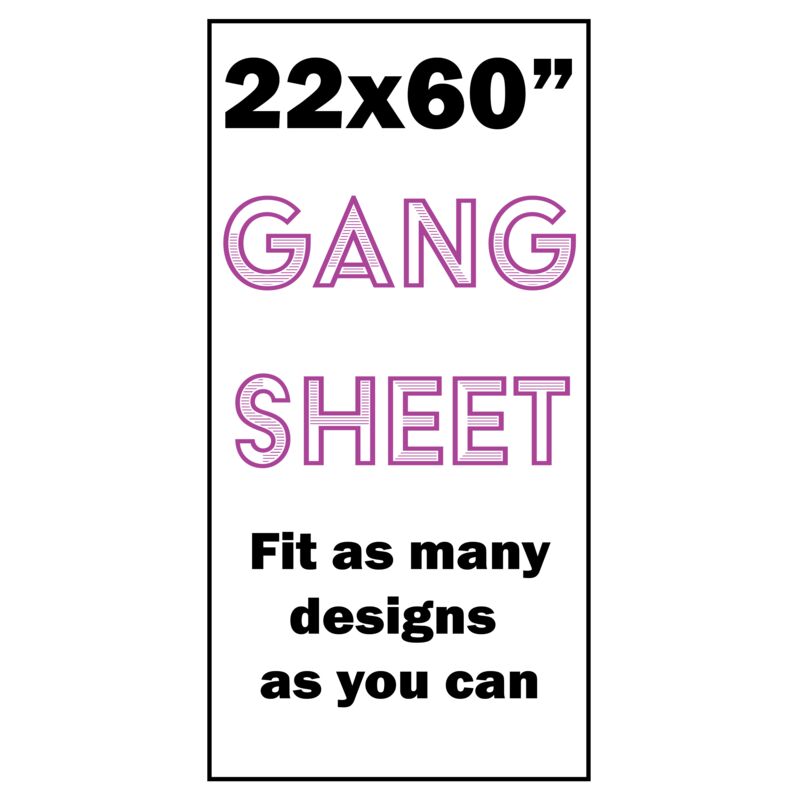 Full Color DTF Gang Sheet 22x60" Thumbnail